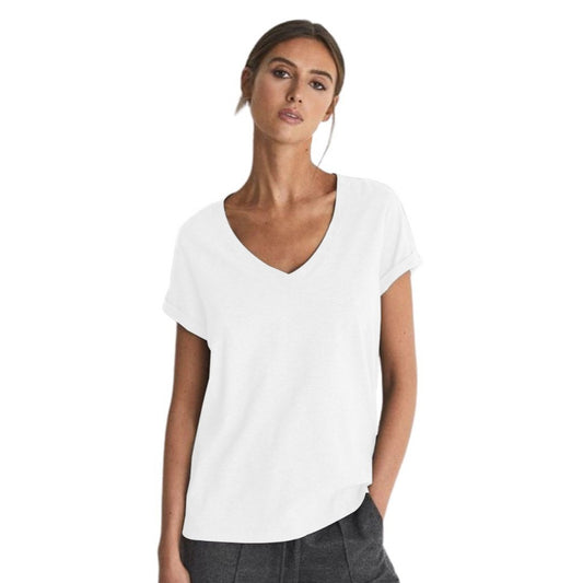 Camiseta Cuello V Mujer