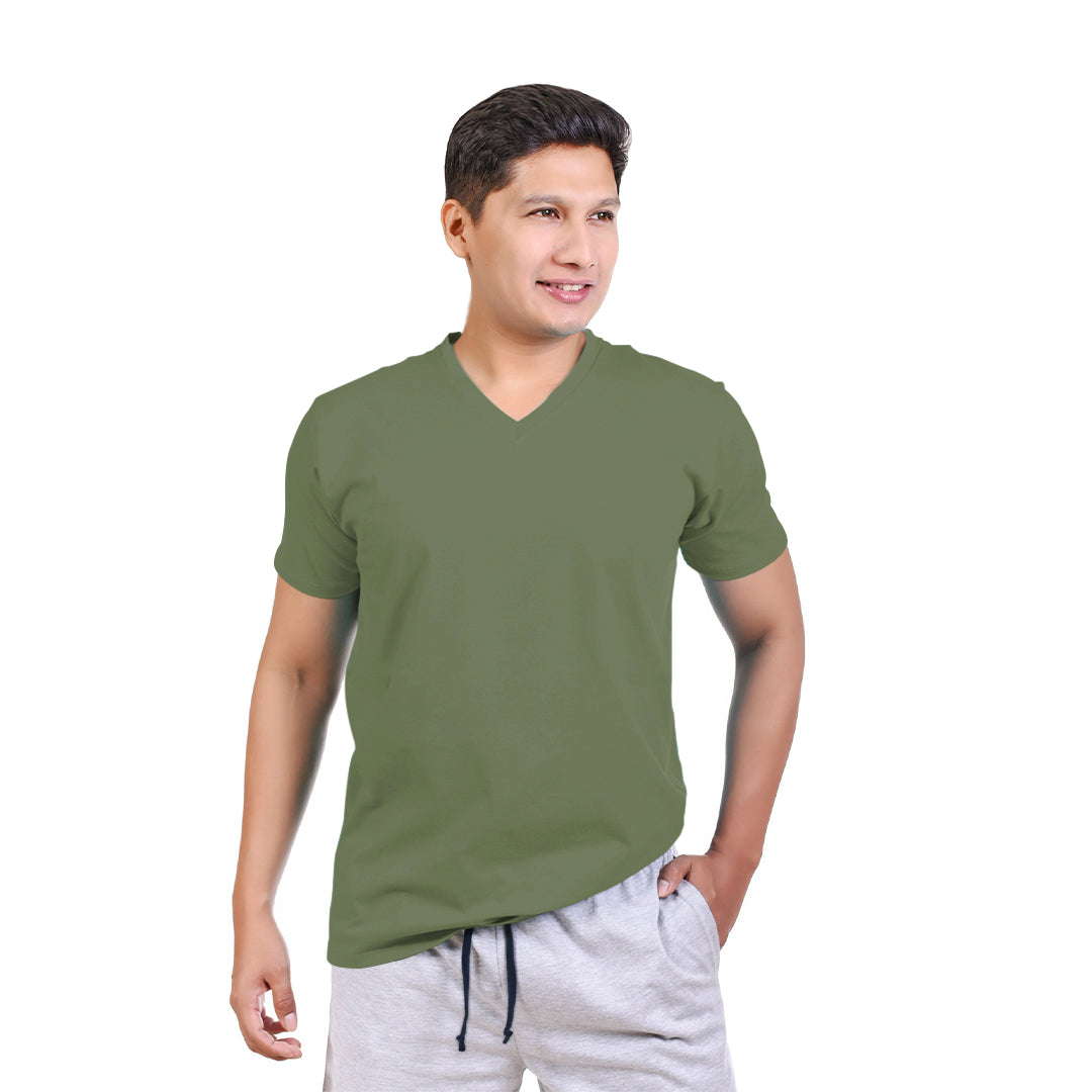 Camiseta de Hombre cuello V