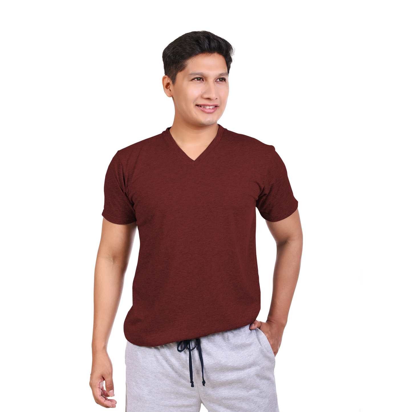 Camiseta de Hombre cuello V
