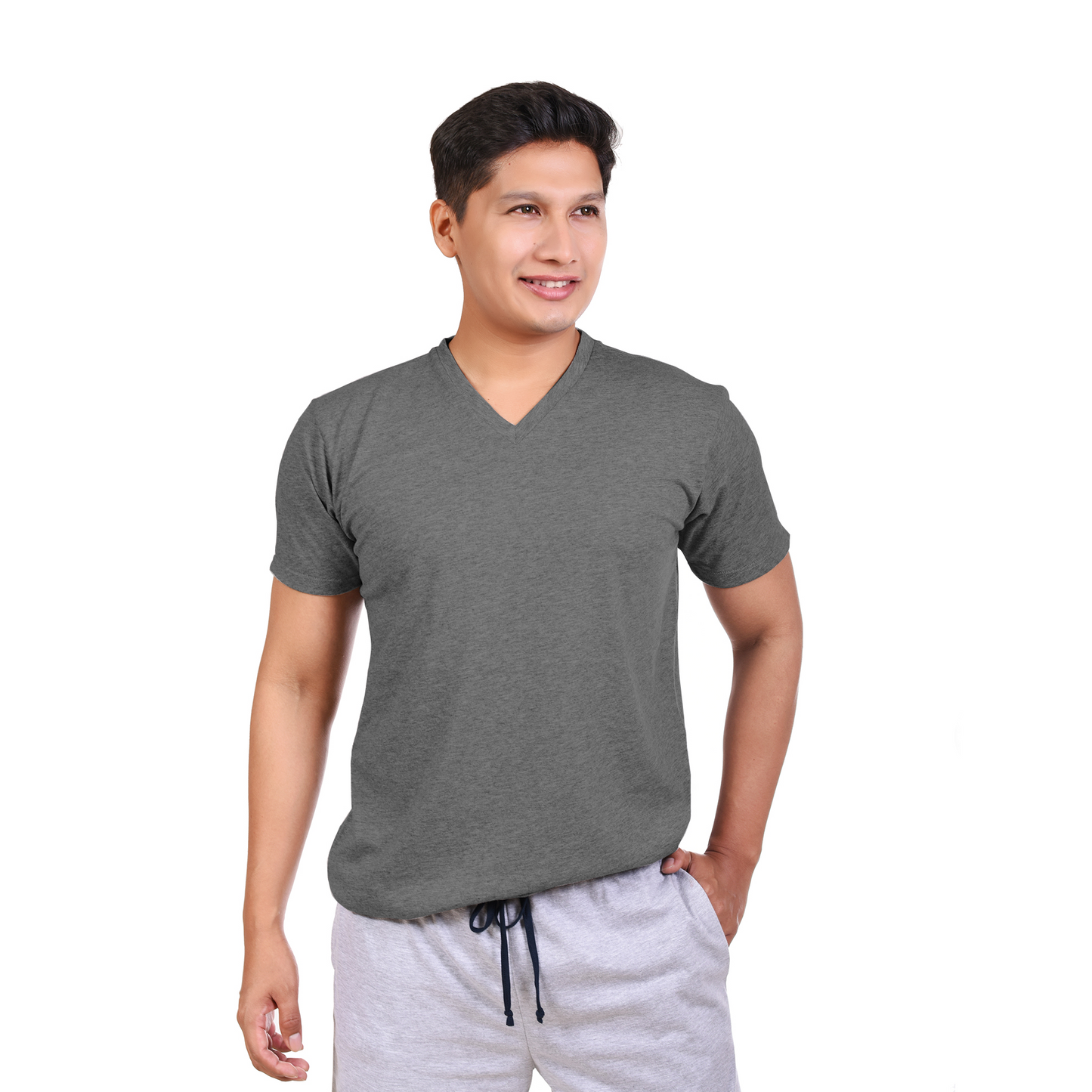 Camiseta de Hombre cuello V