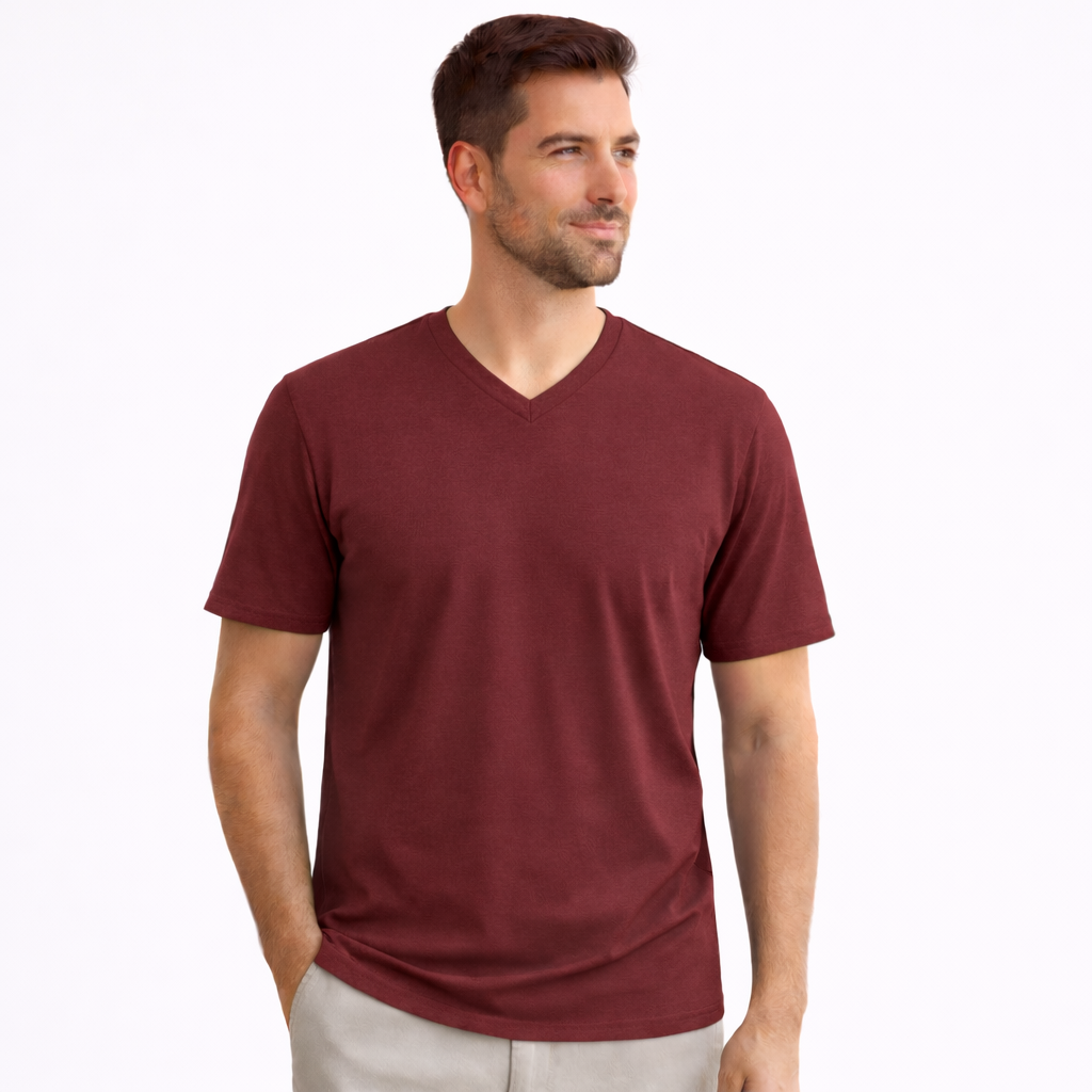 Camiseta de Hombre cuello V